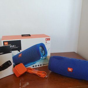 JBL Charge 3 Waterproof Portable Bluetooth Speaker Blue. Will Consider Offers!